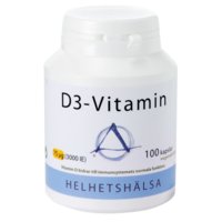 D3-vitamiini, 3000IE (75 mcg), 100 kapselia, Helhetshälsa