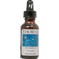 D-Vitamiini nestemäinen 500 IE, 30 ml, Thorne Research Inc.