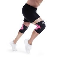 Rx Knee Support 3 mm, Black/Pink, XL, Rehband