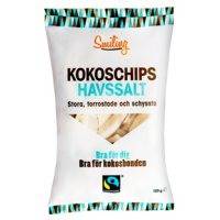 Kokoschips Havssalt, 125 g, Smiling