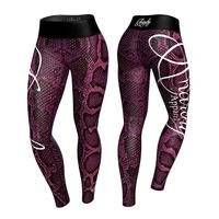 Boa Legging, Pink/Black, S, Anarchy