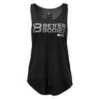 GG Raw cut tank top, black, Small, Better Bodies Women