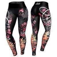 Floral Leggings, Pink/Orange, XS, Anarchy