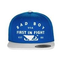 Bad Boy First In Fight Cap, Blue/White, One Size, Bad Boy Wear