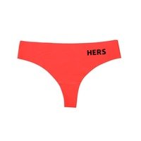 Star Nutrition Hers Thong, Coral, L, Star Nutrition Hers Apparel