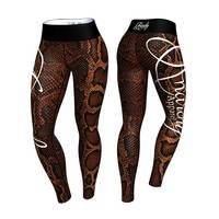 Boa Legging, Black/Brown, L, Anarchy