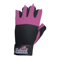 Womens Gel Lifting Gloves, Pink, S, Schiek