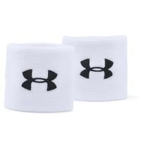 UA Performance Wristbands, White, One Size, Under Armour Men