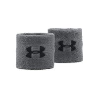 UA Performance Wristbands, Graphite, One Size, Under Armour Men