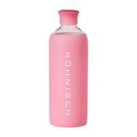 Glass Water Bottle, Pink, Röhnisch