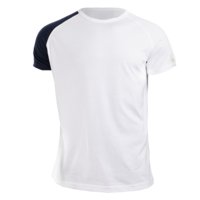 GNTX Tee, White/Navy Melange, M, GENETIX