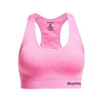 Rib Seamless Bra, bright rose, S, Stay in place