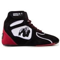 Chicago High Tops, Black/White/Red, 37, Gorilla Wear