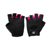 BB Womens Training Gloves, Black/Pink, S, Better Bodies Women
