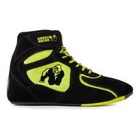 Chicago High Tops, Black/Neon Lime, 37, Gorilla Wear