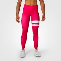 Varsity Stripe Tights, Hot Pink, XS, Better Bodies Women