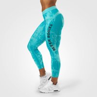 Gracie Curve Tights, Aqua Print, Better Bodies Women