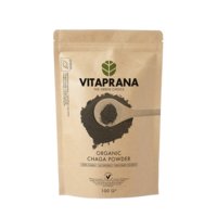 Organic Chaga Powder, 100g, Vitaprana