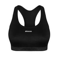 Active Crop Top, Black, L, Shock Absorber