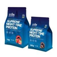Supreme Night Time Protein, 1 kg - 500g kaupan päälle!, Star Nutrition