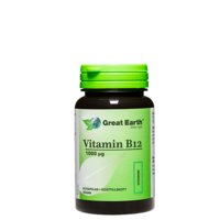 Vitamin B12 1000 mcg, 60 kapselia, Great Earth