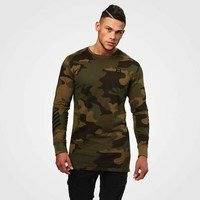 Bronx Long Sleeve, Military Camo, S, Better Bodies Men