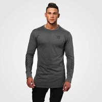 Bronx Long Sleeve, Dark Grey Melange, M, Better Bodies Men