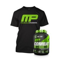 Combat Protein Powder, 1800 g + t-shirt, MusclePharm