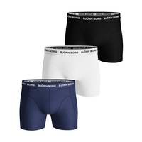 3-Pack Noos Solids Shorts, Blue Depths, M, Björn Borg Men