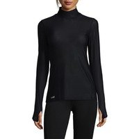Mock Neck Long Sleeve, Black, 36, Casall Sports Wear Women