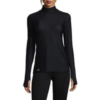 Mock Neck Long Sleeve, Black, 42, Casall Sports Wear Women