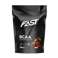 BCAA Powder, 500 g, Cola, FAST Sports Nutrition