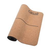 Yoga mat natural cork 5mm, Natural cork/black, Casall Sports Prod