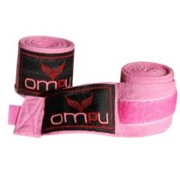 OMPU Handwraps, stretch/lycra, 4m, vaaleanpunainen, OMPU Gear