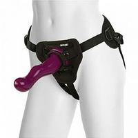 Vac-U-Lock - The Wave Dildo & Harness, Lila, Doc Johnson