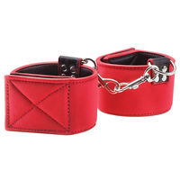 Ouch - Reversible Wrist Cuffs, punainen