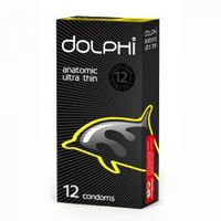 Dolphi - Anatomic Ultra Thin Kondomi, 12 kpl