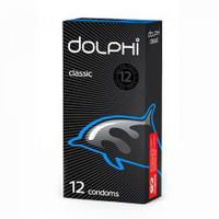 Dolphi - Classic Kondomi, 12 kpl