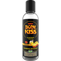 Body Kiss lämmittävä hierontaliukaste, Honeybun, 100 ml, Nature Body