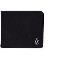 Volcom slim stone pu wallet musta, volcom