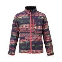 Burton snooktwo reversible fleece jacket kuviotu, burton