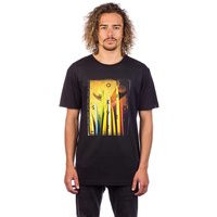 Quiksilver quiver central t-shirt musta, quiksilver