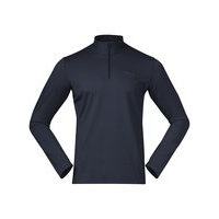 Bergans stranda half zip tech tee ls sininen, bergans