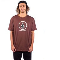 Volcom crisp stone bsc t-shirt ruskea, volcom