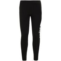 The north face cotton blend big logo leggings musta, the north face