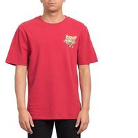 Volcom ozzy tiger bxy t-shirt punainen, volcom