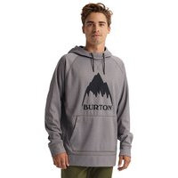 Burton crown bonded hoodie harmaa, burton