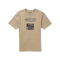 Analog flatout t-shirt ruskea, analog