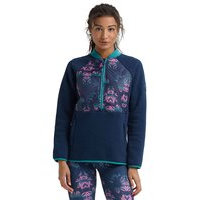 Burton khalsa hybrid fleece sweater harmaa, burton