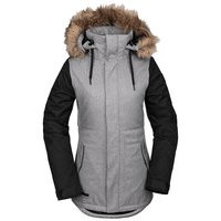 Volcom fawn insulated jacket harmaa, volcom